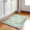 Piper Looms Chantille Border ACN1976 Mint Machine Washable Area Rug Scatter Lifestyle Image Feature