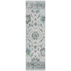 Piper Looms Chantille Border ACN1976 Teal Machine Washable Area Rug Runner Main Image