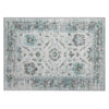 Piper Looms Chantille Border ACN1976 Teal Machine Washable Area Rug Scatter Main Image