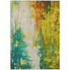Piper Looms Chantille Abstract ACN1977 Green Machine Washable Area Rug main image