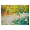 Piper Looms Chantille Abstract ACN1977 Green Machine Washable Area Rug Scatter Main Image