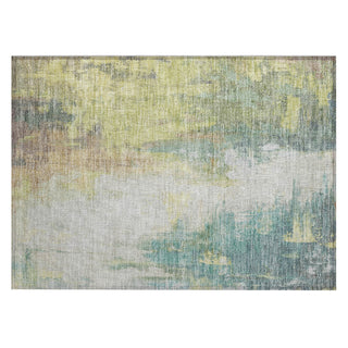 Piper Looms Chantille Abstract ACN1977 Seafoam Machine Washable Area Rug Scatter Main Image