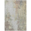 Piper Looms Chantille Abstract ACN1977 Tan Machine Washable Area Rug main image