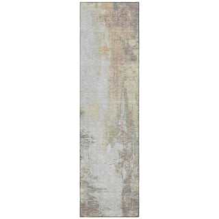 Piper Looms Chantille Abstract ACN1977 Tan Machine Washable Area Rug Runner Main Image