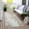 Piper Looms Chantille Abstract ACN1977 Tan Machine Washable Area Rug Runner Outdoor Lifestyle Image Feature
