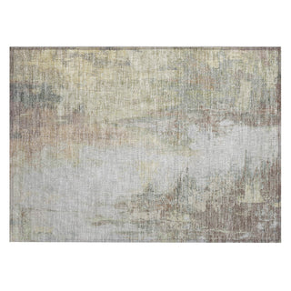 Piper Looms Chantille Abstract ACN1977 Tan Machine Washable Area Rug Scatter Main Image
