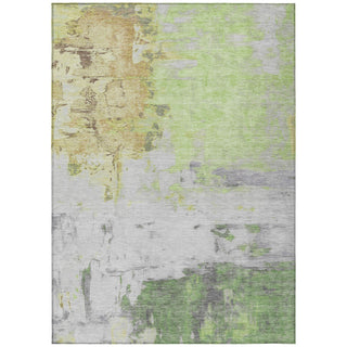 Piper Looms Chantille Abstract ACN1978 Aloe Machine Washable Area Rug main image