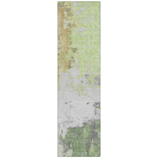 Piper Looms Chantille Abstract ACN1978 Aloe Machine Washable Area Rug Runner Main Image