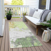 Piper Looms Chantille Abstract ACN1978 Aloe Machine Washable Area Rug Runner Outdoor Lifestyle Image Feature