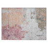 Piper Looms Chantille Abstract ACN1978 Salmon Machine Washable Area Rug Scatter Main Image