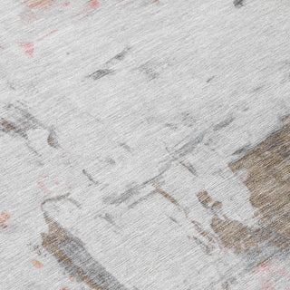 Piper Looms Chantille Abstract ACN1978 Salmon Machine Washable Area Rug Swatch Image