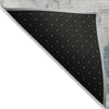 Piper Looms Chantille Abstract ACN1978 Teal Machine Washable Area Rug Backing Image
