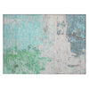 Piper Looms Chantille Abstract ACN1978 Teal Machine Washable Area Rug Scatter Main Image