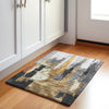 Piper Looms Chantille Abstract ACN1979 Black Machine Washable Area Rug Scatter Lifestyle Image Feature