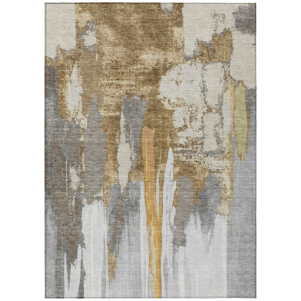 Piper Looms Chantille Abstract ACN1979 Ivory Machine Washable Area Rug main image