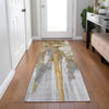 Piper Looms Chantille Abstract ACN1979 Ivory Machine Washable Area Rug Runner Lifestyle Image Feature