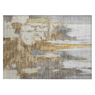 Piper Looms Chantille Abstract ACN1979 Ivory Machine Washable Area Rug Scatter Main Image