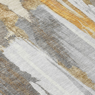 Piper Looms Chantille Abstract ACN1979 Ivory Machine Washable Area Rug Swatch Image