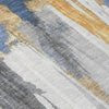 Piper Looms Chantille Abstract ACN1979 Navy Machine Washable Area Rug Swatch Image