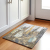 Piper Looms Chantille Abstract ACN1979 Taupe Machine Washable Area Rug Scatter Lifestyle Image Feature