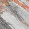 Piper Looms Chantille Abstract ACN1979 Terracotta Machine Washable Area Rug Swatch Image