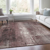 Piper Looms Chantille Abstract ACN1980 Blush Machine Washable Area Rug Lifestyle Image Feature