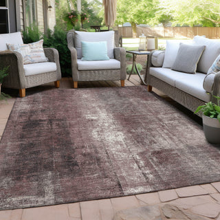 Piper Looms Chantille Abstract ACN1980 Blush Machine Washable Area Rug Outdoor Lifestyle Image Feature