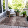 Piper Looms Chantille Abstract ACN1980 Blush Machine Washable Area Rug Outdoor Lifestyle Image Feature