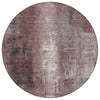 Piper Looms Chantille Abstract ACN1980 Blush Machine Washable Area Rug Round Main Image