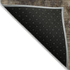 Piper Looms Chantille Abstract ACN1980 Brown Machine Washable Area Rug Backing Image