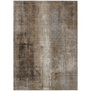Piper Looms Chantille Abstract ACN1980 Brown Machine Washable Area Rug main image