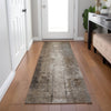 Piper Looms Chantille Abstract ACN1980 Brown Machine Washable Area Rug Runner Lifestyle Image Feature