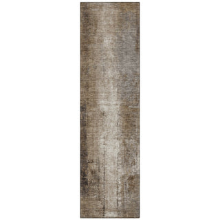 Piper Looms Chantille Abstract ACN1980 Brown Machine Washable Area Rug Runner Main Image