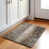 Piper Looms Chantille Abstract ACN1980 Brown Machine Washable Area Rug Scatter Lifestyle Image Feature
