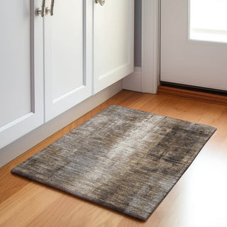Piper Looms Chantille Abstract ACN1980 Brown Machine Washable Area Rug Scatter Lifestyle Image Feature