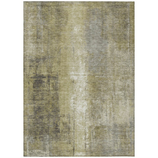 Piper Looms Chantille Abstract ACN1980 Gold Machine Washable Area Rug main image