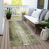 Piper Looms Chantille Abstract ACN1980 Olive Machine Washable Area Rug Runner Outdoor Lifestyle Image Feature