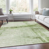 Piper Looms Chantille Stripes ACN1981 Aloe Machine Washable Area Rug Lifestyle Image Feature