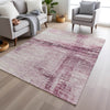 Piper Looms Chantille Stripes ACN1981 Blush Machine Washable Area Rug Lifestyle Image Feature
