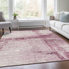 Piper Looms Chantille Stripes ACN1981 Blush Machine Washable Area Rug Lifestyle Image Feature