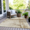 Piper Looms Chantille Stripes ACN1981 Ivory Machine Washable Area Rug Outdoor Lifestyle Image Feature