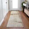 Piper Looms Chantille Stripes ACN1981 Ivory Machine Washable Area Rug Runner Lifestyle Image Feature