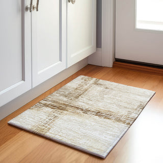 Piper Looms Chantille Stripes ACN1981 Ivory Machine Washable Area Rug Scatter Lifestyle Image Feature