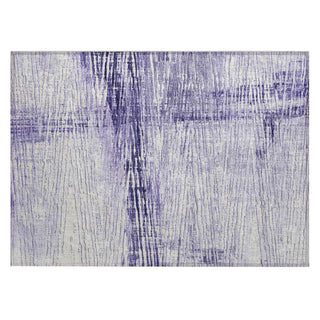 Piper Looms Chantille Stripes ACN1981 Lavender Machine Washable Area Rug Scatter Main Image