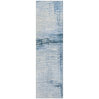Piper Looms Chantille Stripes ACN1981 Sky Machine Washable Area Rug Runner Main Image