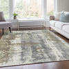 Piper Looms Chantille Abstract ACN1982 Beige Machine Washable Area Rug Lifestyle Image Feature