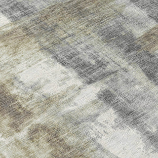 Piper Looms Chantille Abstract ACN1982 Beige Machine Washable Area Rug Swatch Image