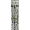 Piper Looms Chantille Abstract ACN1982 Olive Machine Washable Area Rug Runner Main Image
