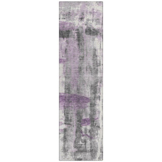 Piper Looms Chantille Abstract ACN1982 Purple Machine Washable Area Rug Runner Main Image