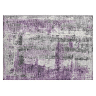 Piper Looms Chantille Abstract ACN1982 Purple Machine Washable Area Rug Scatter Main Image
